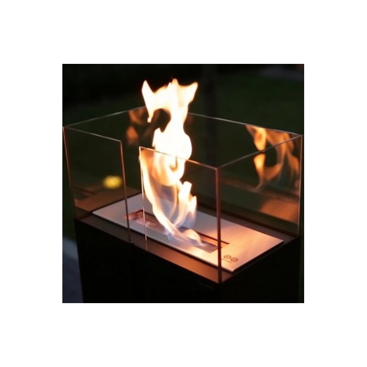 CHEMINÉE ÉTHANOL À POSER ROMEO TÜV NOIR