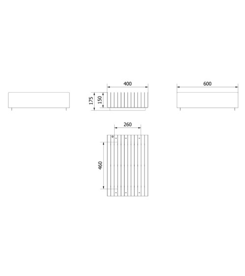 BRASERO EXTÉRIEUR ERIZO 65X22