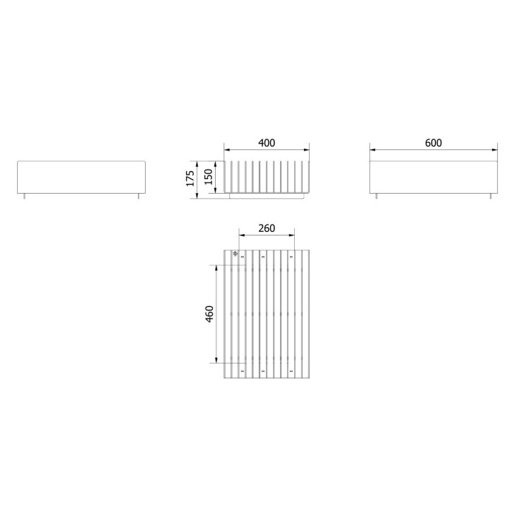 BRASERO EXTÉRIEUR ERIZO 65X22