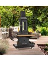 Chauffage de jardin bois/charbon Ariane 5KW
