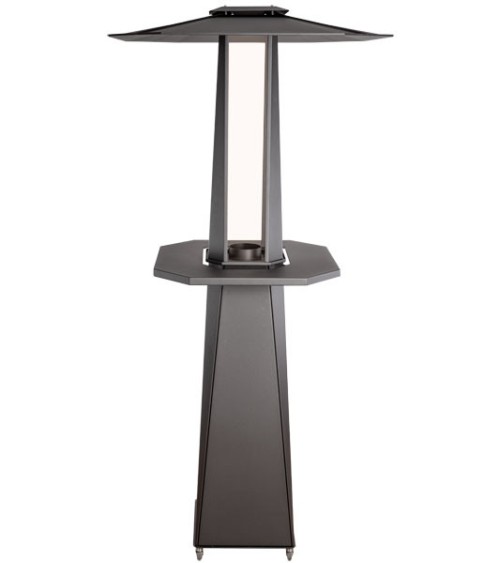 Chauffage d'extérieur VEGAS noir avec table et dome