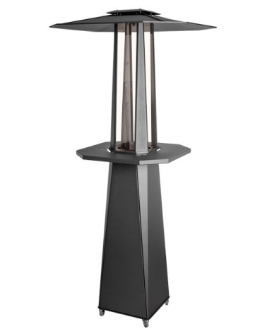 Chauffage d'extérieur VEGAS noir avec table et dome