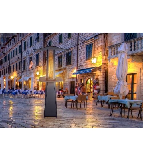 Chauffage d'extérieur VEGAS noir avec table et dome