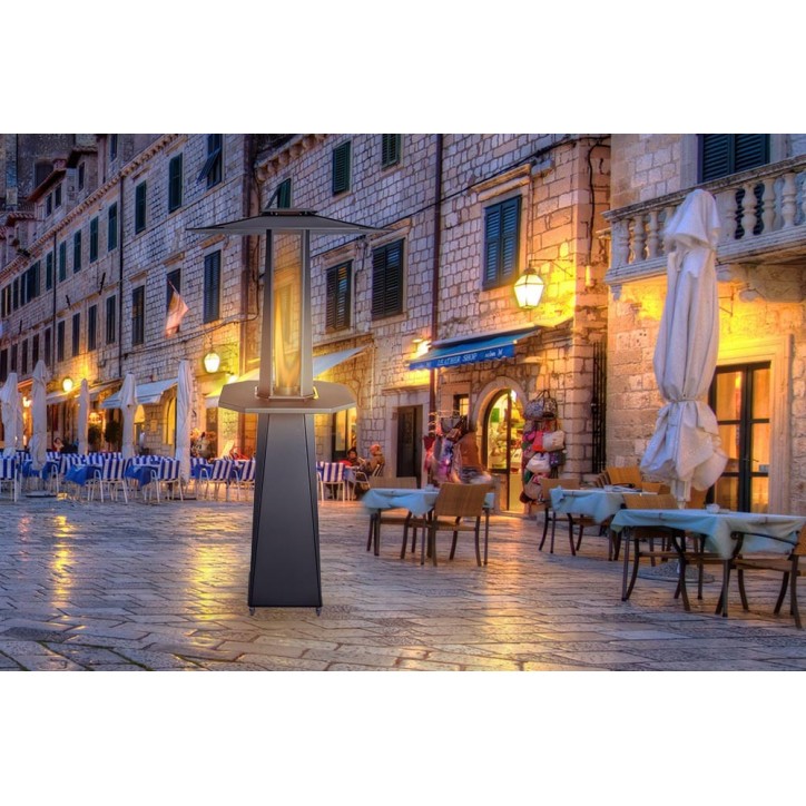 Chauffage d'extérieur VEGAS noir avec table et dome