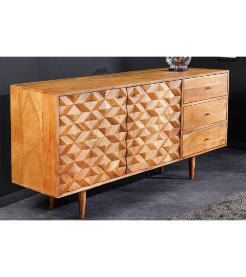Buffet SOLARA en bois massif d'acacia