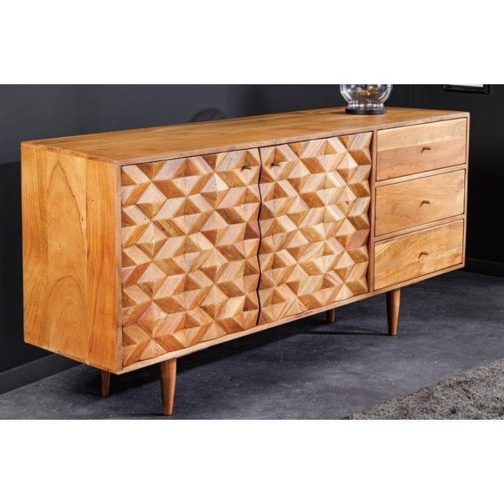 Buffet SOLARA en bois massif d'acacia