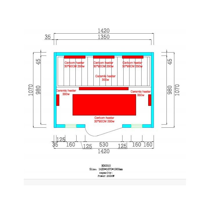 Cabine infrarouge CALIPSO