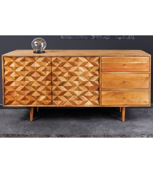 Buffet SOLARA en bois massif d'acacia