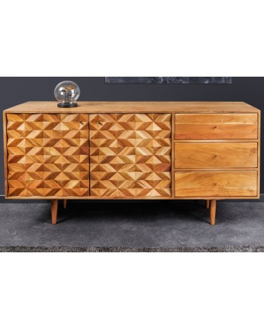Buffet SOLARA en bois massif d'acacia