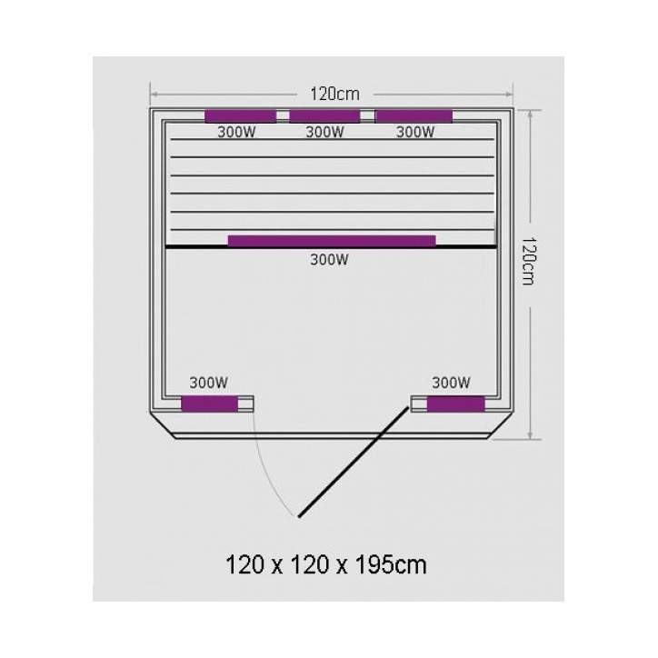 Cabine infrarouge CARMEN 2 Cabine infrarouge CARMEN 2