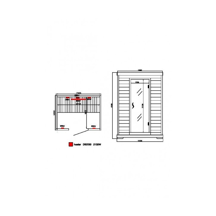 Cabine infrarouge CLASSICO 1 Cabine infrarouge CLASSICO 1
