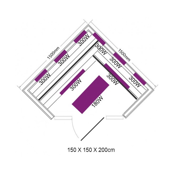 Cabine infrarouge DELUXE