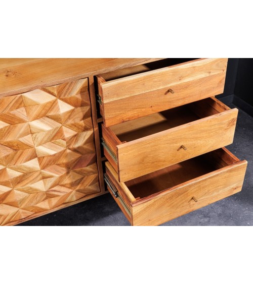 Buffet SOLARA en bois massif d'acacia