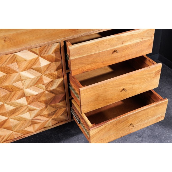 Buffet SOLARA en bois massif d'acacia
