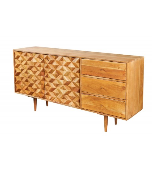 Buffet SOLARA en bois massif d'acacia