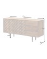 Buffet SOLARA en bois massif d'acacia