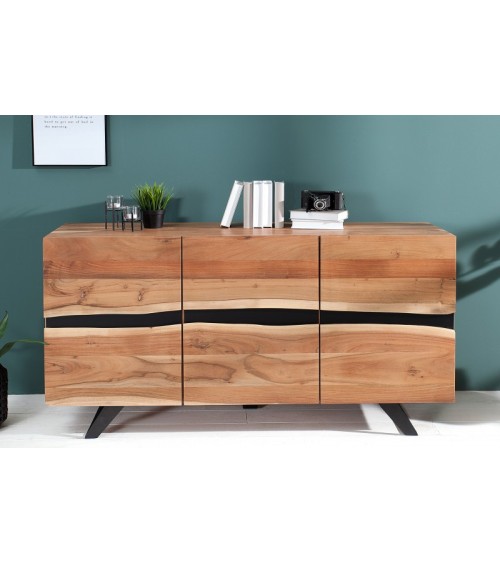 Buffet AMAZONIA en bois massif d'acacia