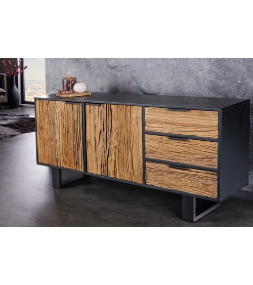 Buffet NY en bois de manguier et de teck