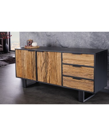 Buffet NY en bois de manguier et de teck