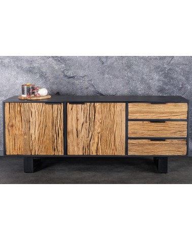 Buffet NY en bois de manguier et de teck