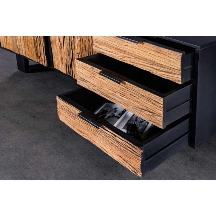 Buffet NY en bois de manguier et de teck