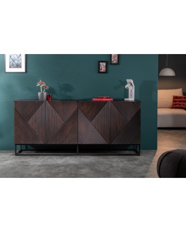 Buffet LOSANGE en bois massif de manguier