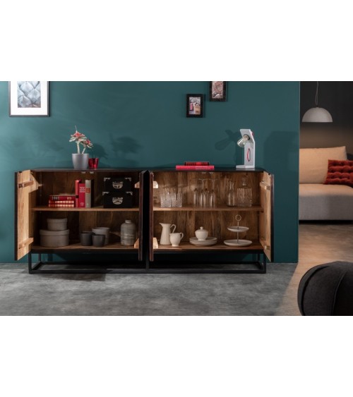 Buffet LOSANGE en bois massif de manguier