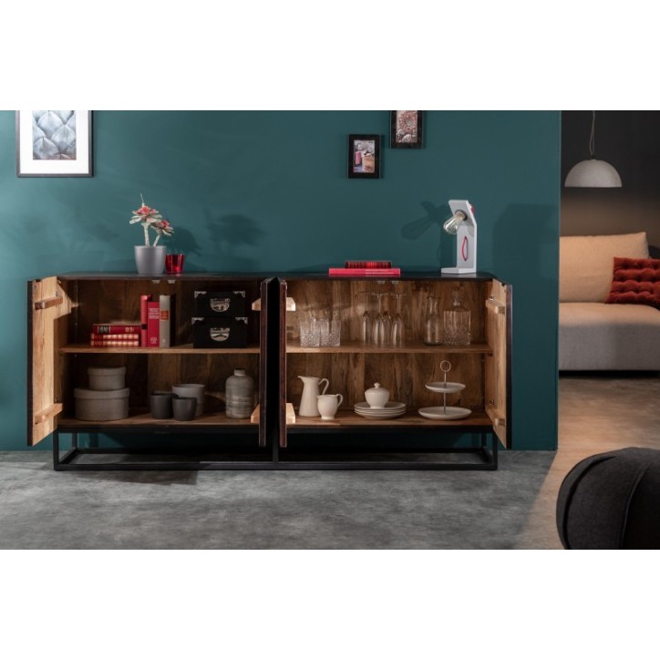 Buffet LOSANGE en bois massif de manguier