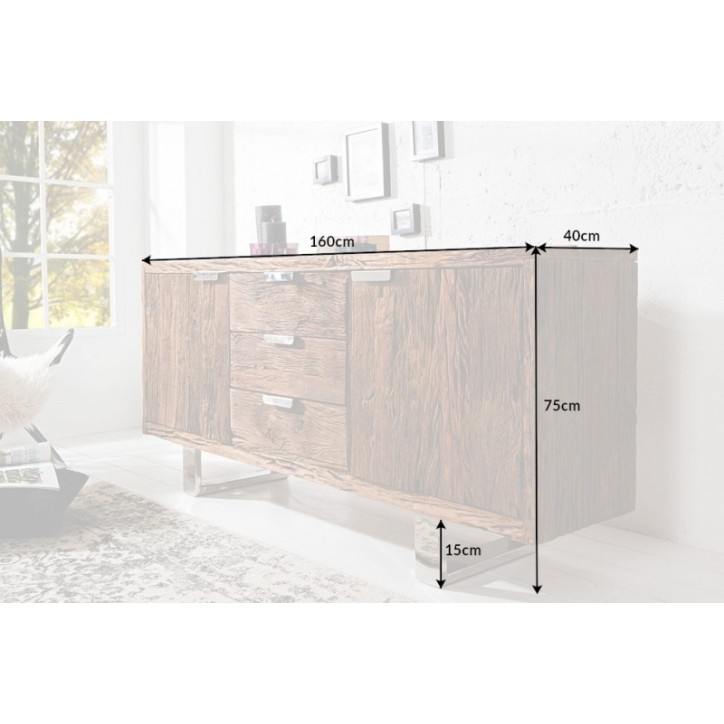 Buffet FOREST en bois massif recyclé