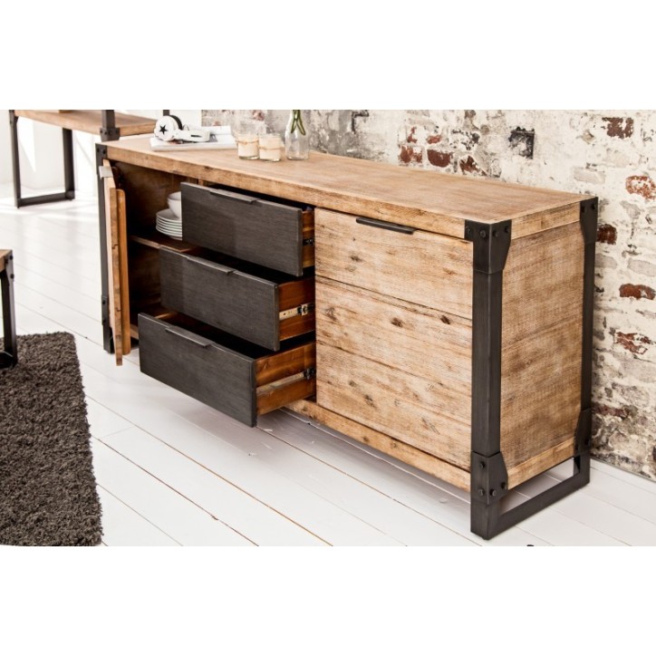 Buffet BOSTON en acacia