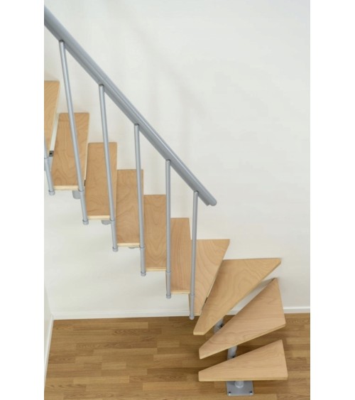 Escalier ANTHRACITE DALLAS - Hauteur à franchir 209cm à 275cm, Lx69cm