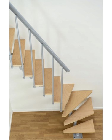 Escalier ANTHRACITE DALLAS - Hauteur à franchir 209cm à 275cm, Lx69cm