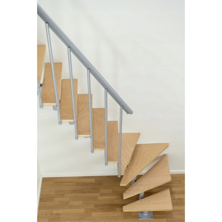 Escalier ANTHRACITE DALLAS - Hauteur à franchir 209cm à 275cm, Lx69cm