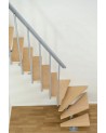 Escalier ANTHRACITE DALLAS - Hauteur à franchir 209cm à 275cm, Lx69cm