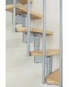 Escalier ANTHRACITE DALLAS - Hauteur à franchir 209cm à 275cm, Lx69cm