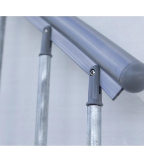 Escalier en colimaçon Gardenspin - Hauteur à franchir 225,5cm à 258,5cm, Lx125cm