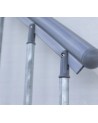 Escalier en colimaçon Gardenspin - Hauteur à franchir 225,5cm à 258,5cm, Lx125cm