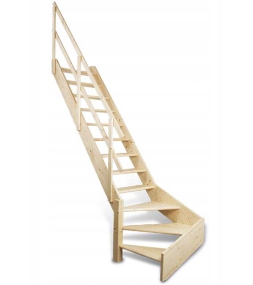 Escalier Meunier Normandie - Fenêtre de Gauche Lx77,7 cm