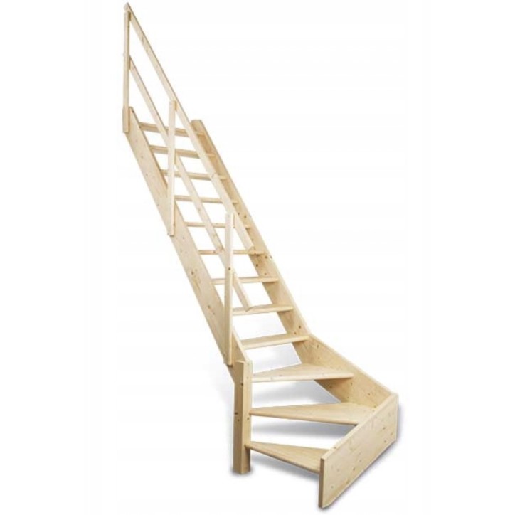 Escalier Meunier Normandie - Fenêtre de Gauche Lx77,7 cm