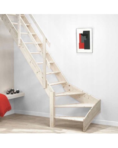 Escalier Meunier Normandie - Fenêtre de Gauche Lx77,7 cm