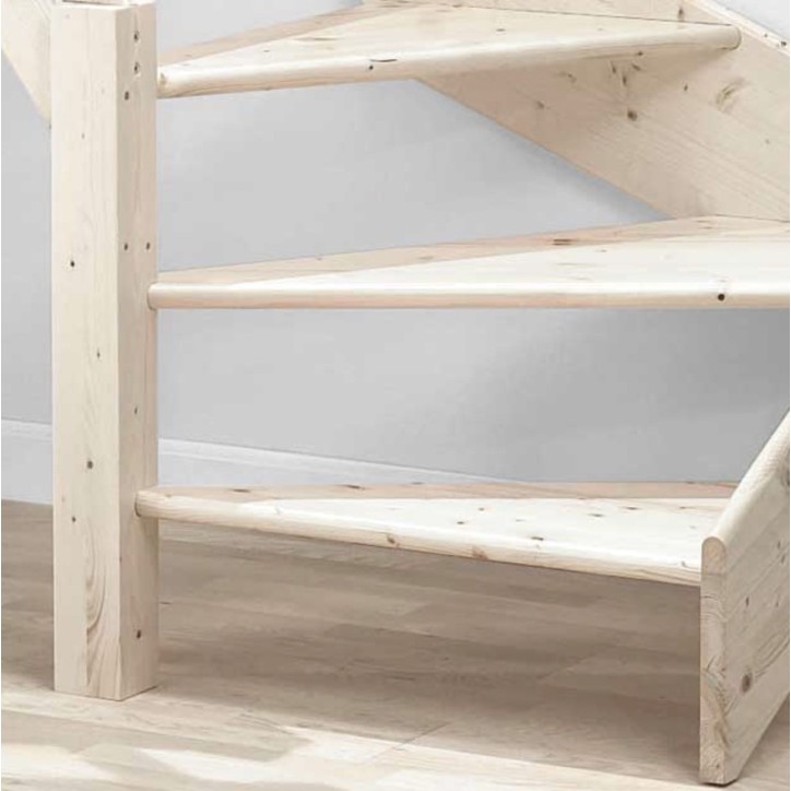 Escalier Meunier Normandie - Fenêtre de Gauche Lx77,7 cm