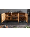Buffet WAVE en bois massif de manguier