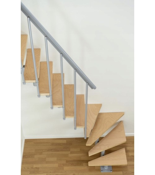 Escalier Dallas tournant - Hauteur à franchir 209cm à 275cm, Lx69cm