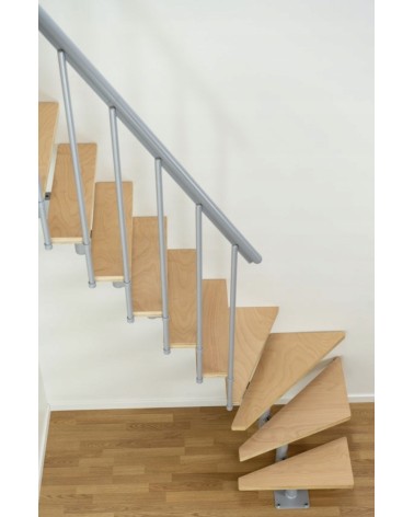 Escalier Dallas tournant - Hauteur à franchir 209cm à 275cm, Lx69cm