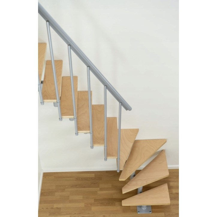 Escalier Dallas tournant - Hauteur à franchir 209cm à 275cm, Lx69cm