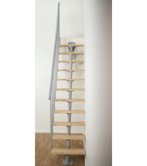 Escalier Dallas tournant - Hauteur à franchir 209cm à 275cm, Lx69cm