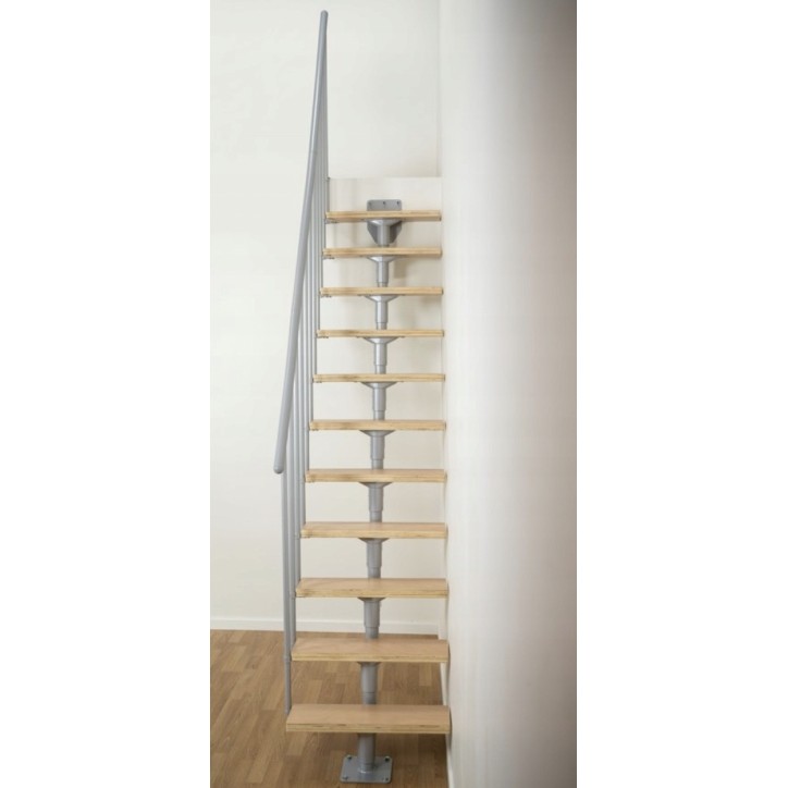 Escalier Dallas tournant - Hauteur à franchir 209cm à 275cm, Lx69cm