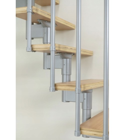 Escalier Dallas tournant - Hauteur à franchir 209cm à 275cm, Lx69cm