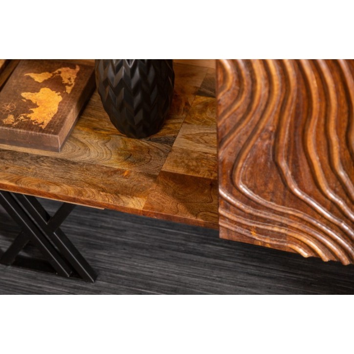 Buffet WAVE en bois massif de manguier