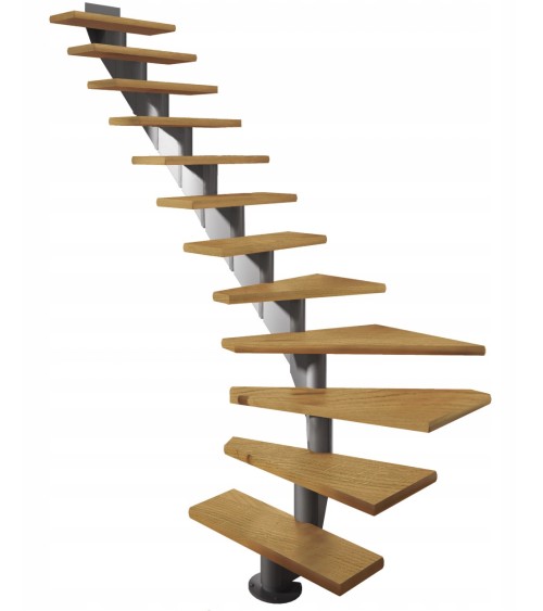 Escalier Hamburg - Hauteur à franchir 240,5cm à 279,5cm, Lx85 cm